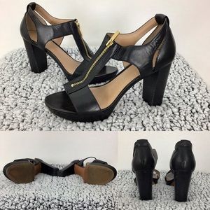 FRANCO SARTO MYRIAD PLATFORM SANDAL (BLK)